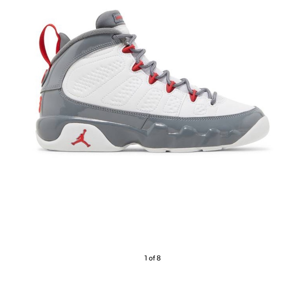 Kids Jordan Sneakers - White and Gray